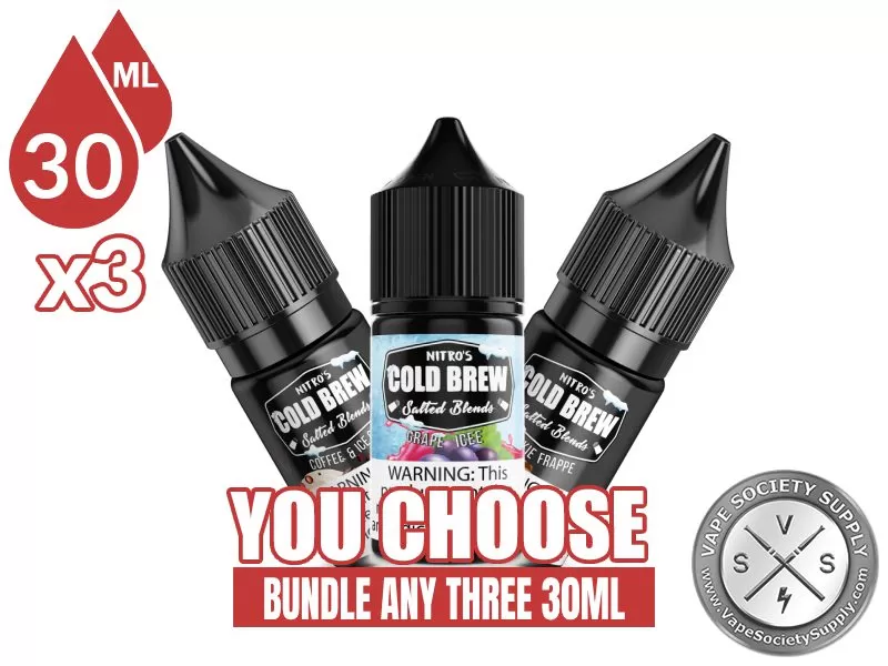 Nitro’s Cold Brew Salted Blends Bundle 3x30ml (90ml)