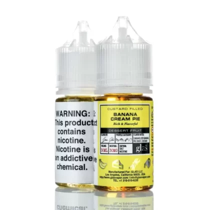 BSX Vapor Salt Nic E-Liquid - Banana Cream Pie - 30ml - 50mg
