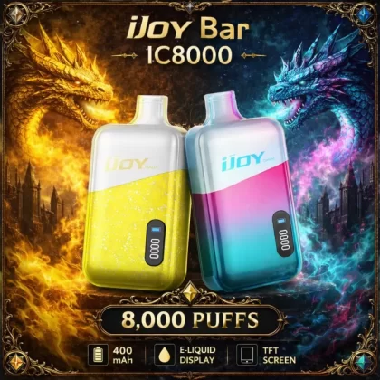 iJoy Bar IC8000 - Blue Razz Ice - Vapeciga