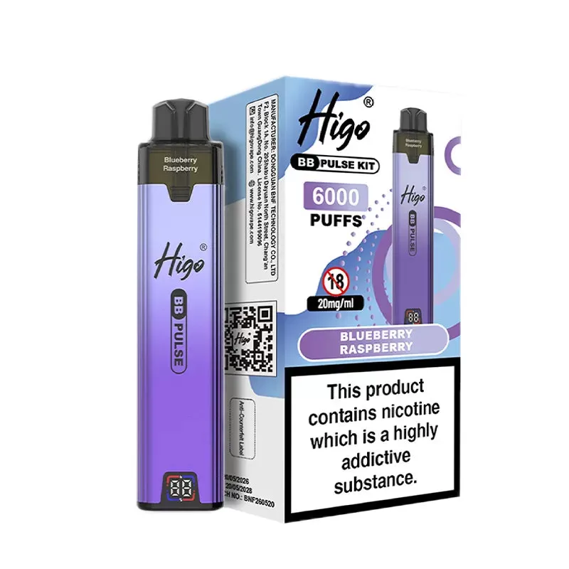 Higo BB Pulse 6000 Pod Kit - Strawberry Huba Huba - Image 3