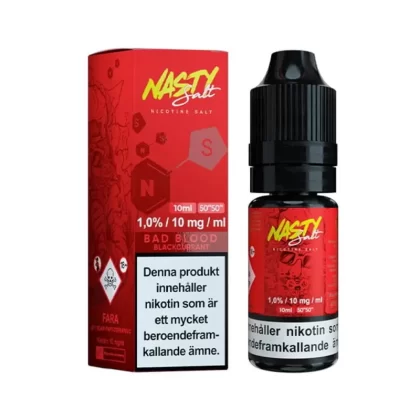 Nasty Salt – Bad Blood 10ml 10mg – Nikotinsalt - E Ciggbolaget Se