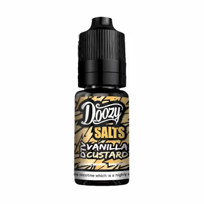 Doozy Salts Vanilla Custard Nic Salt Vape Juice - 10 Pack - Strength 5mg