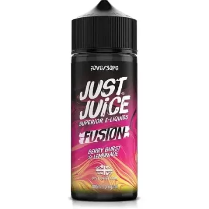 Just Juice Fusion 100ml Shortfill E-Liquid - Flavour#Berry Burst & Lemonade>Mango & Blood Orange On Ice