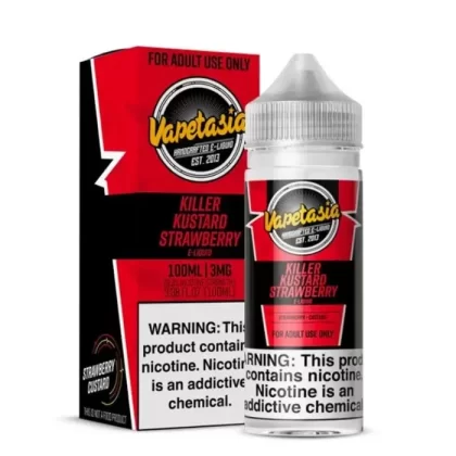 Strawberry Killer Kustard E-Liquid by Vapetasia - Size#100ml~Nicotine#3MG>6MG