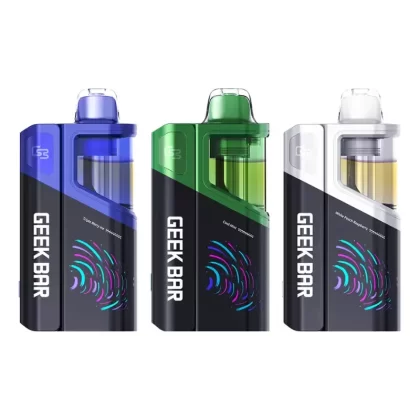 Geek Bar Clio Platinum 50K Disposable Kit (5%,50000 Puffs) - Blue Razz Ice, Code Red