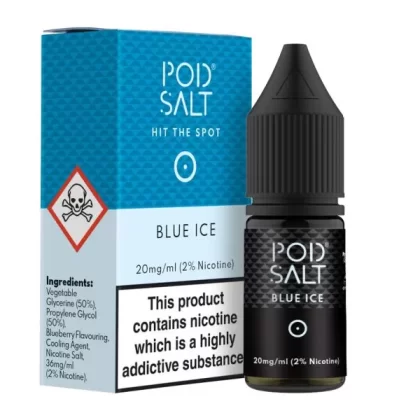Pod Salt Blue Ice Nic Salt E-Liquid - Vape Product, Vape Product