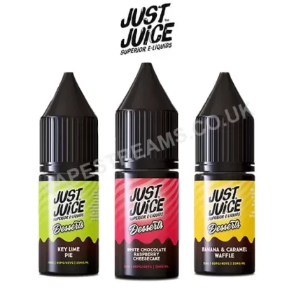 Just Juice Dessert Nic Salts - Vapestreams Co
