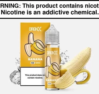 BANANA ICE BY ORGNX 60ML - Vapejuice