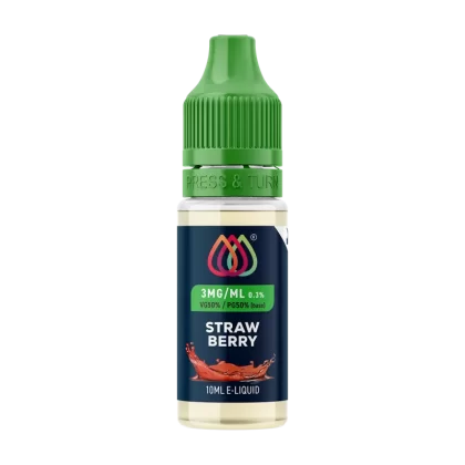 Strawberry E-Liquid by Aquavape - 10ml - 3mg - Vape Product (6A6D80)