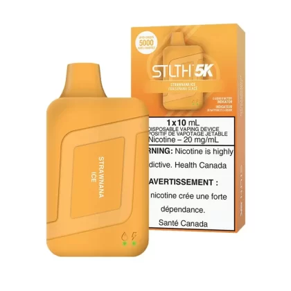 STLTH 5K – STRAWNANA ICE - Nicotine Strength#20 mg/mL