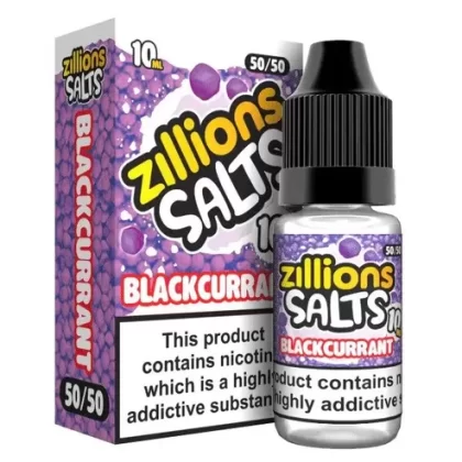 Blackcurrant Zillion Salts 10ml Nic Salt E-Liquid