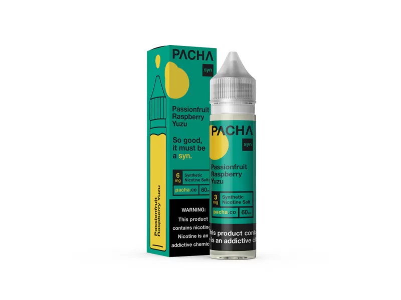 Pacha Syn E-Liquid 60ml - Huckleberry Pear Acai / 12mg - Vapeciga - Image 2