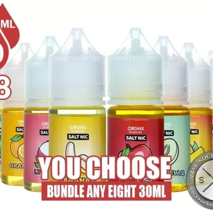 ORGNX Salt Nic Bundle 8x30ml (240ml)
