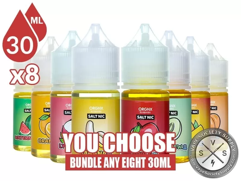 ORGNX Salt Nic Bundle 8x30ml (240ml)