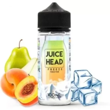 JUICE HEAD EXTRA FREEZE PEACH PEAR 100ML ( 3MG – 6MG ) - Vape Product, Vape Product