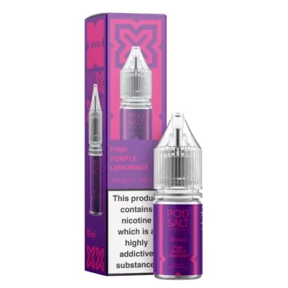 Nexus Pink Purple Lemonade 10ml Nicotine Salt E-Liquid - Eliquidsupply