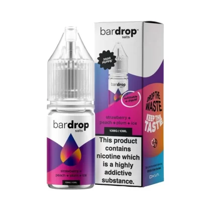 Bar Drop Strawberry Peach Plum Ice