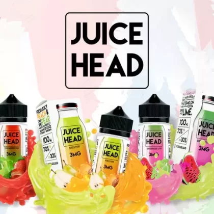Juice Head Premium E-Liquid 100ml - Raspberry Lemonade FREEZE / 3mg - Skullvaping
