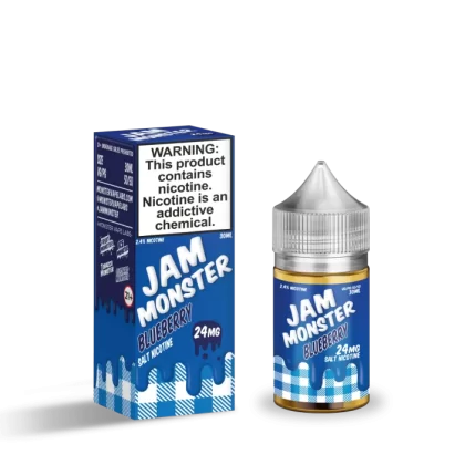 Jam Monster Salts Blueberry 30ml Nic Salt Vape Juice - Vape Product