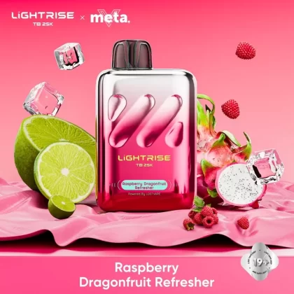 Lost Vape Lightrise TB 25K Disposable Vape – Raspberry Dragonfruit Refresher