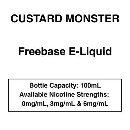 Custard Monster E-Liquid 100ml