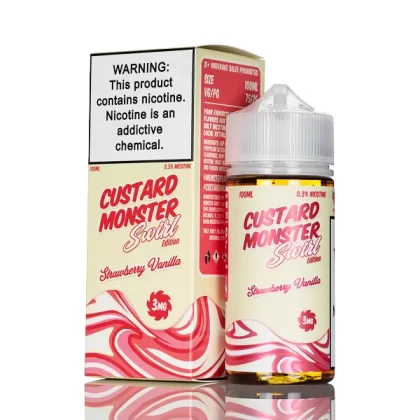 Custard Monster - Strawberry Vanilla Swirl - 100mL - 6mg