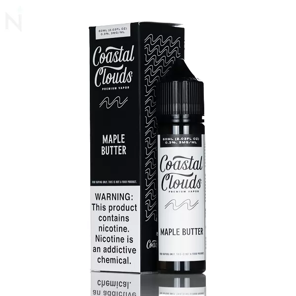 Coastal Clouds E-Liquid - Maple Butter - 60ml - 3mg