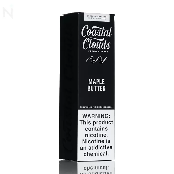 Coastal Clouds E-Liquid - Maple Butter - 60ml - 3mg - Image 3