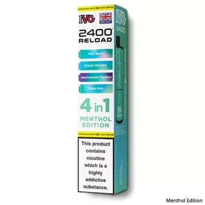 Menthol Edition Prefilled Pods by IVG 2400 - Ecigarettedirect Co