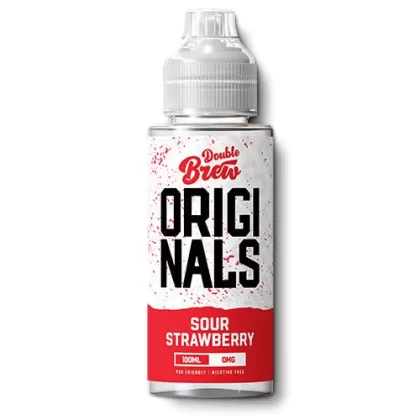 Sour Strawberry Shortfill by Double Brew - Ecigarettedirect Co