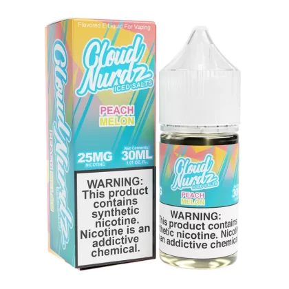 Peach Melon Ice | Cloud Nurdz Salts | 30mL - 50MG