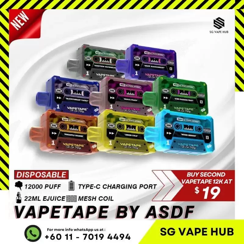 VAPETAPE 12,000 Puffs - Yacult - Image 2