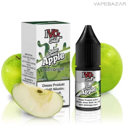 IVG Salt Liquid – Sour Green Apple - Vapebazar