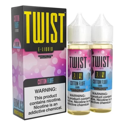 Twist E-Liquids Cotton Fluff 120ml - Vape Product, Vape Product