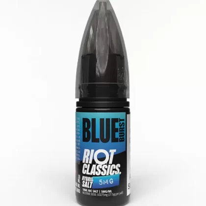 Blue Burst Hybrid Salt E-Liquid - Riot Classics - 10mg - PG 50%