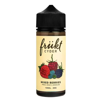 Frukt Cyder Mixed Berries Vape Juice 100ml - Add Nic Shot#0 Nic Shots>1 x 18mg Nic Shot>2 x 18mg Nic Shots
