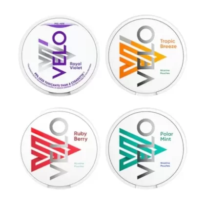 Velo Slim Nicotine Pouches (20 pouches/box) - Flavor#Ruby Berry-6mg>Ice Cool-6mg>Tropic Breeze-6mg>Urban Breeze-6mg>Polar Mint-6mg>Cinnamon Flame-10mg>Citrus Mint-10mg>Ice Cool-10mg>Polar Mi (E1C0D3)