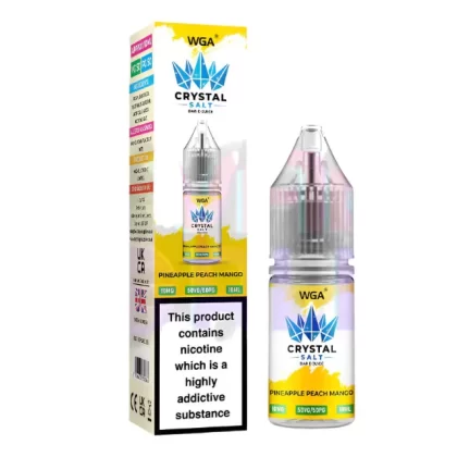 WGA Crystal Pineapple Peach Mango Nic Salt - 10 Pack - 20mg