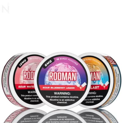 Rodman Sour Burst Nicotine Pouches - 15ct - Energy Blast 12mg