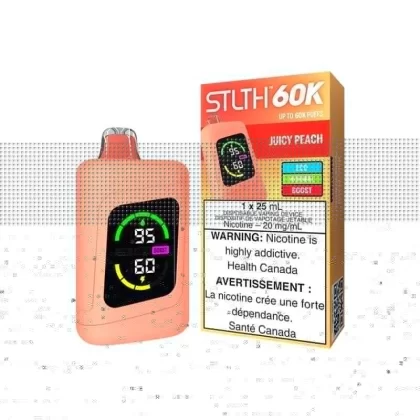 STLTH 60K Disposable Vape – Juicy Peach - Eliquidsupply