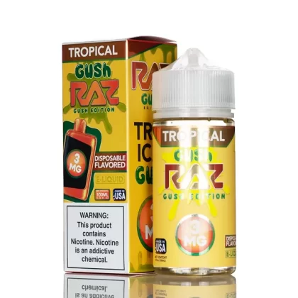 Pod Juice X RAZ E-Liquid – Tropical Gush – 100mL - Vapejuice