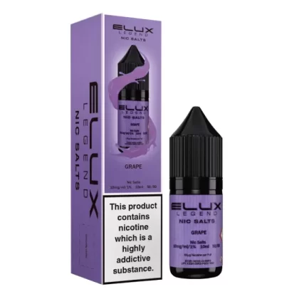 Grape Elux Nic Salts e Liquid 10ml – TPD - Vapestorm Co