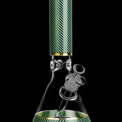 “Huffy” Pattern Beaker Water Bong - Ejuicewarehouse
