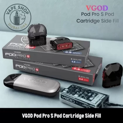 VGOD Pod Pro S Pod Cartridge Side Fill - Vape Product, Vape Product (DB5CC0)