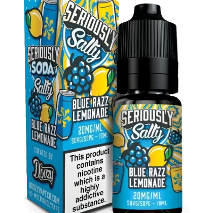 DOOZY SERIOUSLY SALTY BLUE RAZZ LEMONADE 10ML NIC SALT E-LIQUID