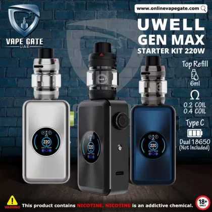 Vaporesso Gen Max Starter Kit 220W - Arctic Silver