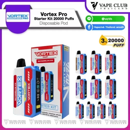 Vortex Pro Starter Kit 20000 Puffs - Vapeclubth
