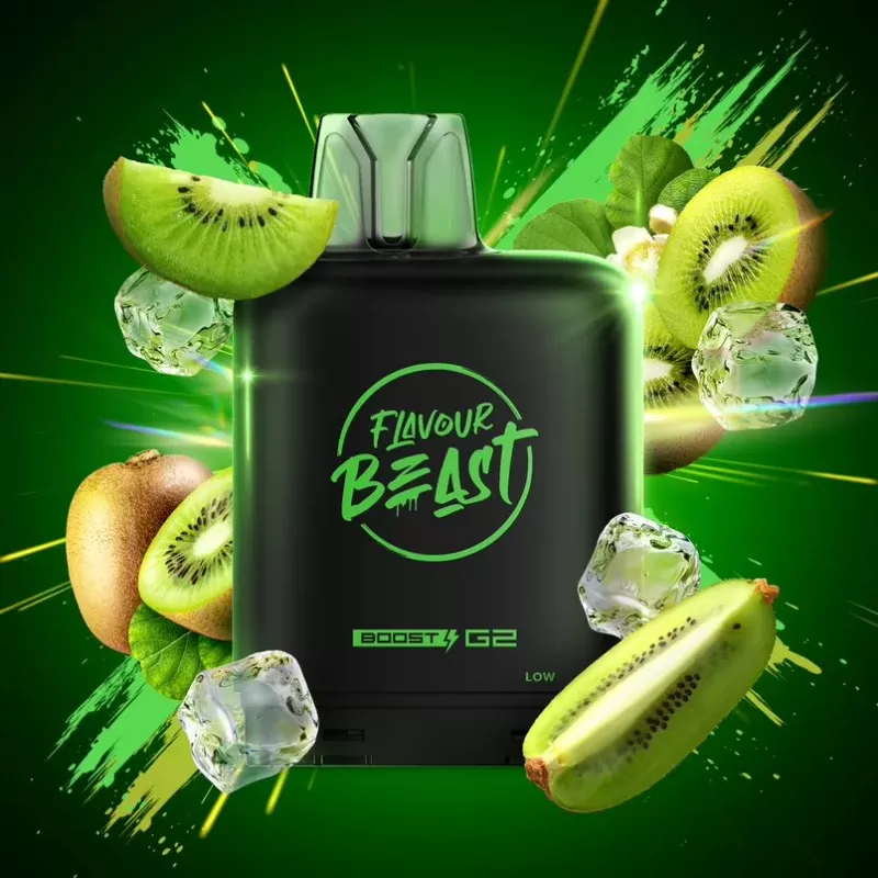 Level X G2 Dope Double Kiwi Iced Boost Flavour Beast Pods