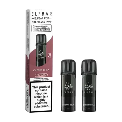 Cherry Cola Elfbar 600 Pods - 20mg - Vape Product