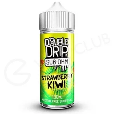 Strawberry Kiwi Shortfill E-Liquid by Double Drip 100ml